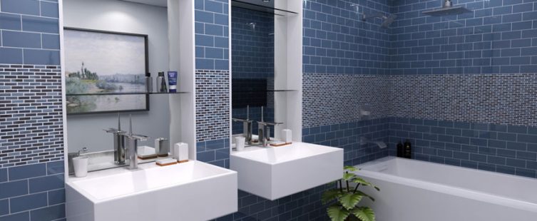  Gạch subway – Sự quyến rũ cho không gian phòng tắm với đủ sắc màu					
