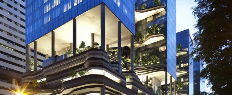  Không gian xanh tươi mát từ vườn xếp lớp trong khách sạn Parkroyal					
