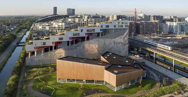  Khám phá nhà thi đấu đa năng hình mũi tên độc đáo NORD Architect					