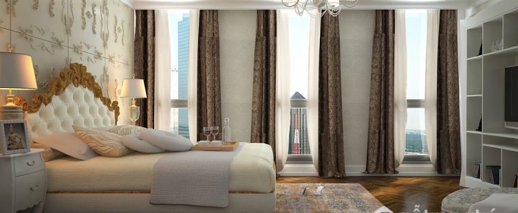  Ngất lịm trước mẫu thiết kế nội thất chung cư tân cổ điển siêu quyến rũ					