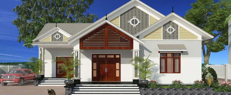  Bản vẽ nhà cấp 4 mái thái ấn tượng nhìn là muốn xây ngay					