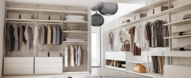  Hướng dẫn thiết kế phòng quần áo đơn giản, hiện đại					
