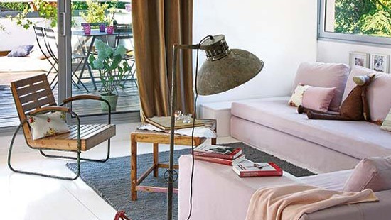  Thiết kế căn hộ rộng thoáng đẹp lôi cuốn với màu pastel.					