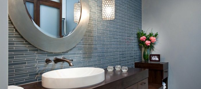  Một số lưu ý khi treo gương trong nhà tắm					