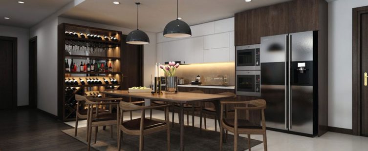  Thiết kế nội thất chung cư 115m2 nhà chị Phượng – An Bình City					