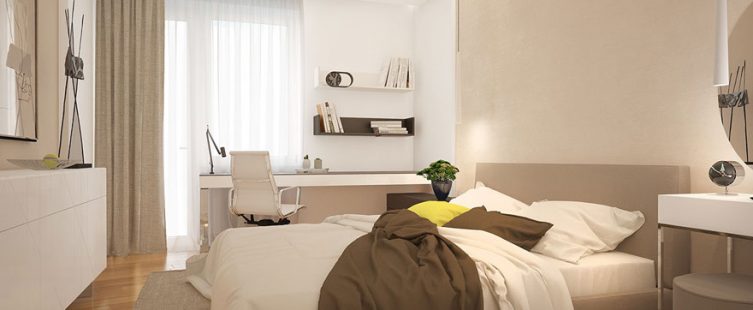  5 cách bài trí phòng ngủ 20m2 ấm cúng hơn vào mùa đông					