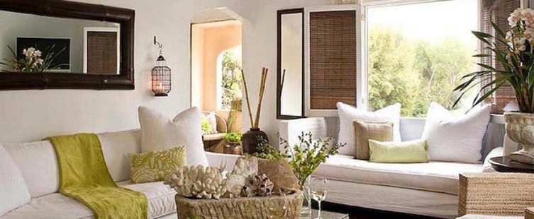  Trang trí phòng khách màu trắng sang trọng và thanh lịch					