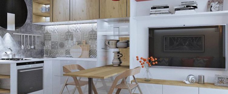  Không gian nội thất lý tưởng trong căn hộ chỉ 20m2					