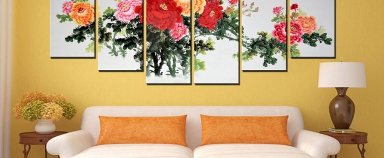  Ý nghĩa và cách treo tranh hoa mẫu đơn hợp phong thủy					