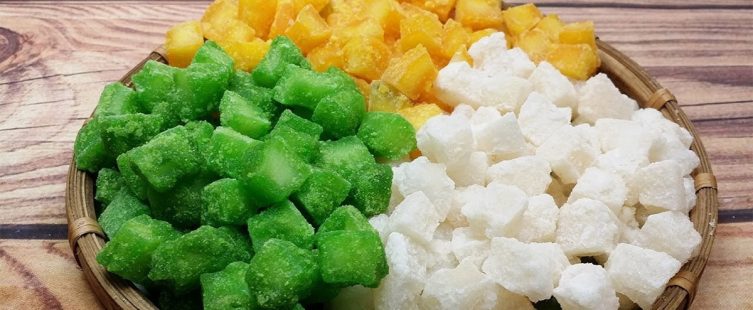  Cách làm mứt dừa viên hạt lựu ngon cho mâm kẹo Tết thêm hấp dẫn					