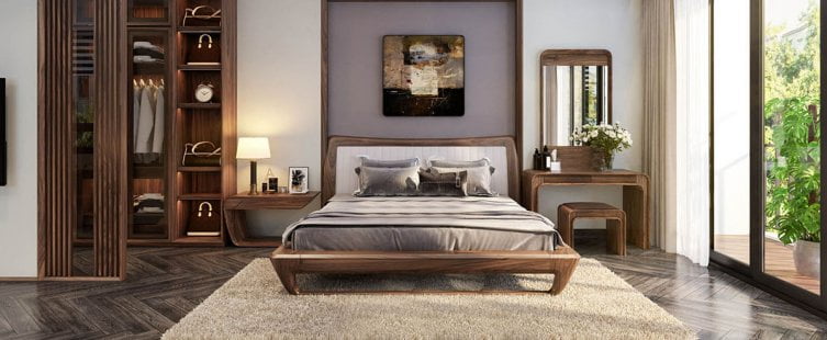  Cách sắp xếp giường tủ trong phòng ngủ hợp phong thủy					
