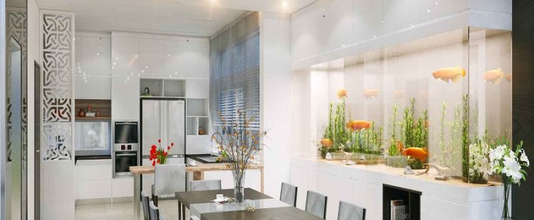  Thiết kế nội thất chung cư phong cách Bắc Âu nhà anh Khải – Sunrise City					