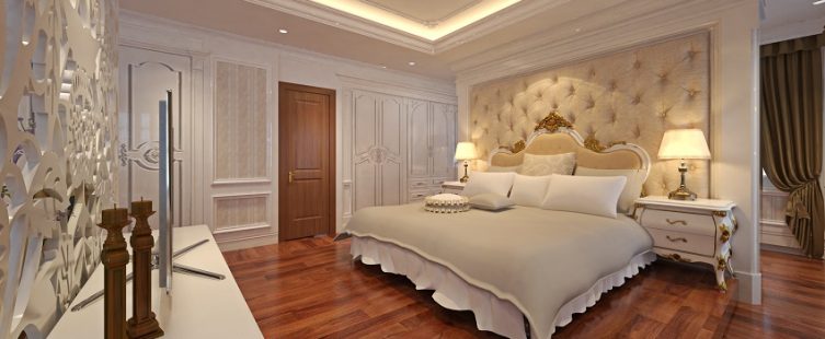  Nội thất chung cư phong cách tân cổ điển nhà anh Sơn – Minh Khai City					