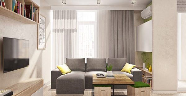  Thiết kế phòng khách gia đình ấm cúng, hiện đại					