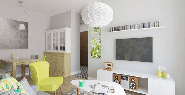  Mẹo thiết kế phòng khách diện tích nhỏ					