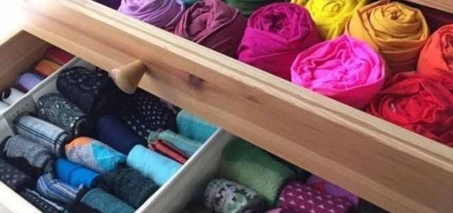  Cách sắp xếp tủ đồ nhìn đẹp như shop thời trang					