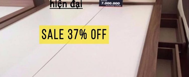  Tiết kiệm 37% khi mua giường ngủ hiện đại, 2 hộc ngăn kéo tiện dụng duy nhất tháng 9					