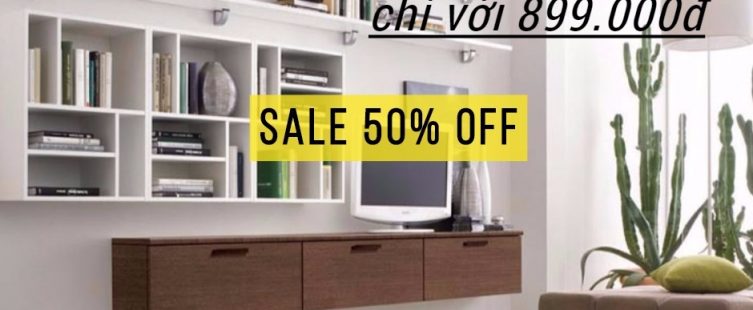  Ưu đãi tháng 9 giảm giá 50% bộ kệ sách đa năng 4 tầng hiện đại tại Lazada					