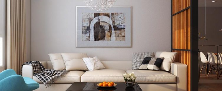  Thiết kế nội thất căn hộ chung cư 73,59m² nhà anh Sáng – Gold Season					