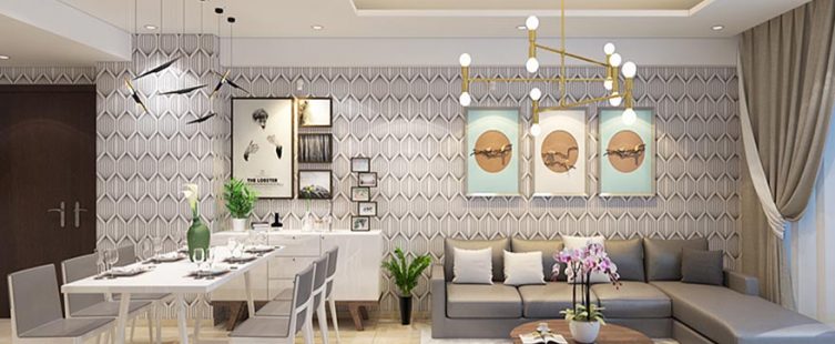  Phong cách thiết kế nội thất hiện đại trong căn hộ 102m² nhà chị Ánh – Gold Season					