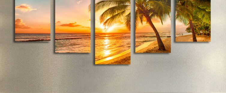  Tranh canvas là gì? Tranh canvas phong thuỷ đẹp cho phòng khách					