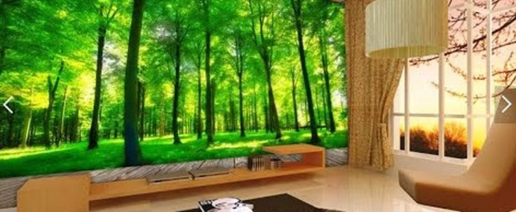  Cách lựa chọn tranh 3D dán tường cho phòng khách đẹp nhất					