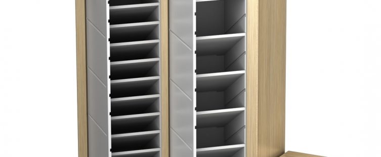  Độc đáo – tiện lợi – đa năng với tủ giày xoay thông minh hiện đại					