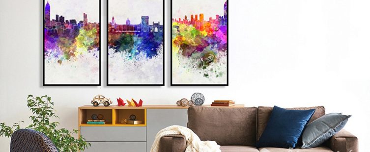  [ Tư vấn ] Làm mới toàn bộ không gian với tranh nghệ thuật đẹp ấn tượng					