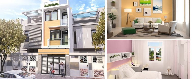  Mãn nhãn với 10+ mẫu phòng khách đẹp cho nhà ống xu hướng 2019					