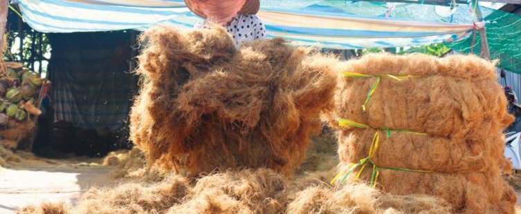 Trải nghiệm về làng nghề chỉ xơ dừa Bến Tre bên dòng sông Thom					