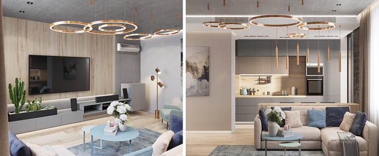  Thiết kế căn hộ Hateco Laroma 2 phòng ngủ đẹp như mơ					