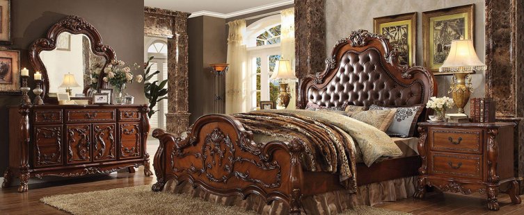  Sang chảnh hết nấc với 5 bộ giường ngủ hoàng gia đẹp					