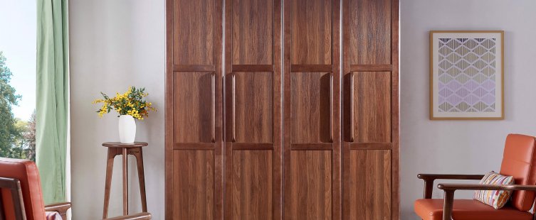  Điểm danh những mẫu tủ quần áo gỗ tự nhiên 4 cánh cực đẹp					