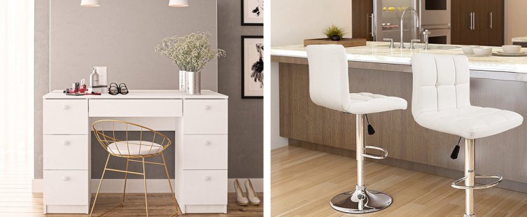  25+ mẫu ghế bàn trang điểm hiện đại đẹp mê li					