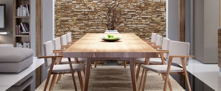  Các mẫu bàn ăn 8 ghế đẹp, hiện đại cho phòng ăn sang trọng					