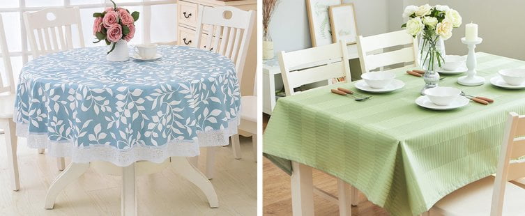  3 mẫu khăn trải bàn chống thấm cho bếp mẹ luôn sạch, đẹp					