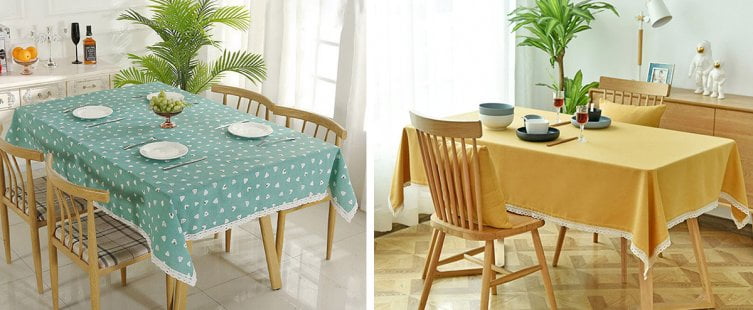 Những lưu ý chọn khăn bàn ăn đẹp, chất lượng không thể bỏ qua					