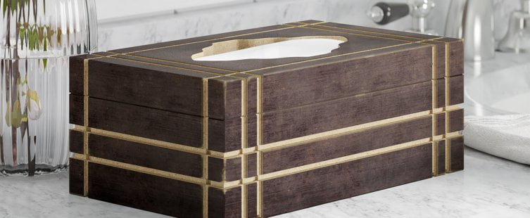 Tổng hợp 3 mẫu hộp đựng giấy ăn bằng gỗ sang trọng					
