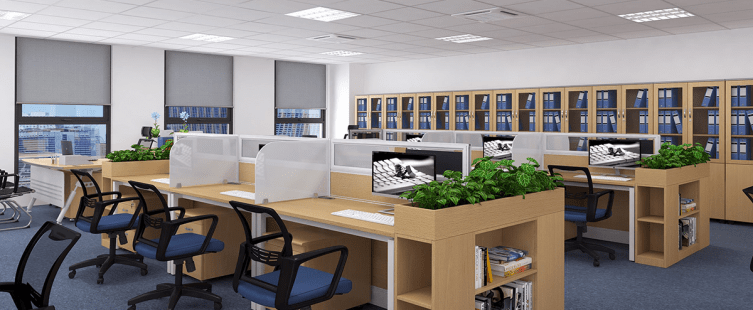  Kích thước bàn làm việc văn phòng tiêu chuẩn					